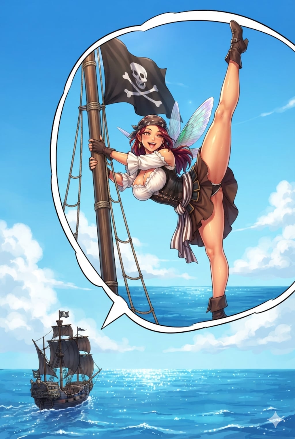 ハチドリ擬人化(おっパイレーツに参戦！)
