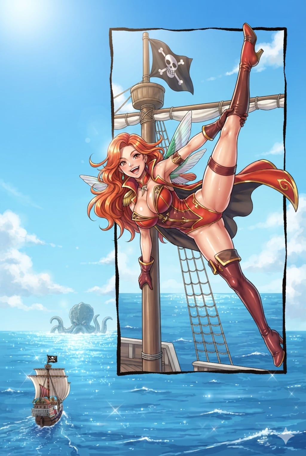 ハチドリ擬人化(おっパイレーツに参戦！)