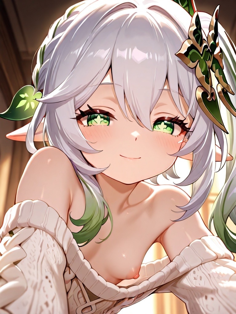 ナヒーダのニットワンピ❤️