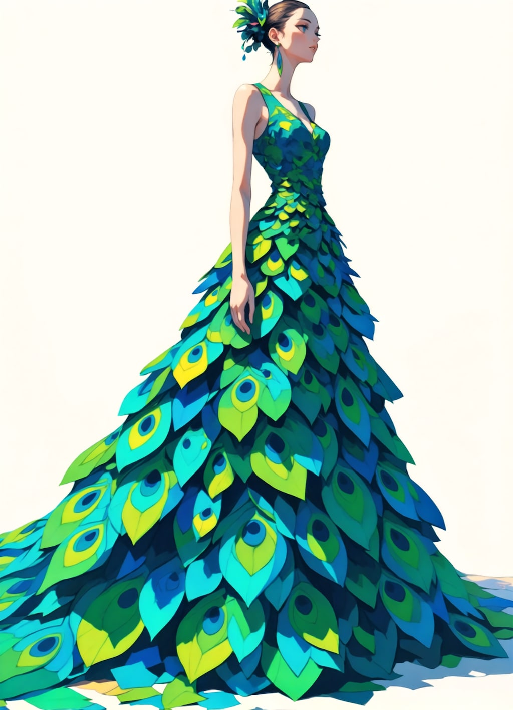クジャク・ドレス