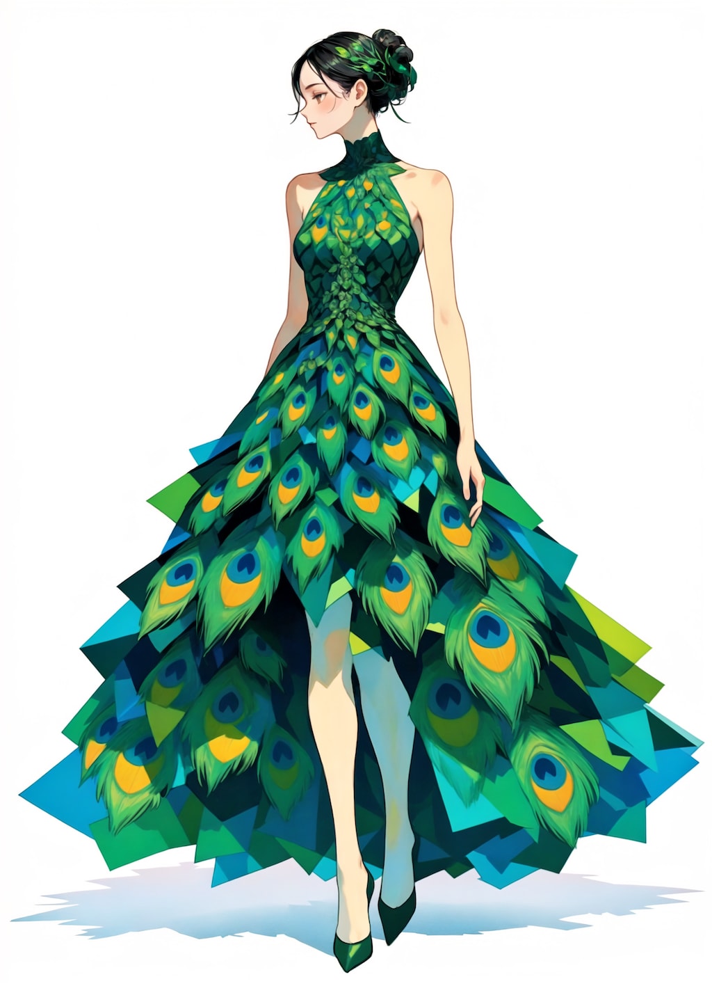 クジャク・ドレス