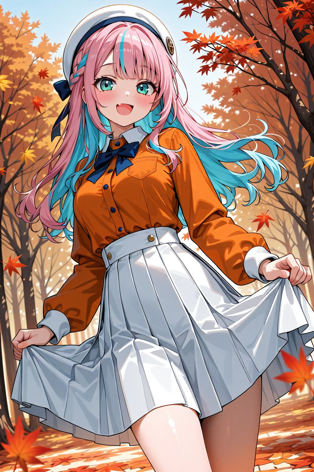 秋模様🍁 | の人気AIイラスト・グラビア