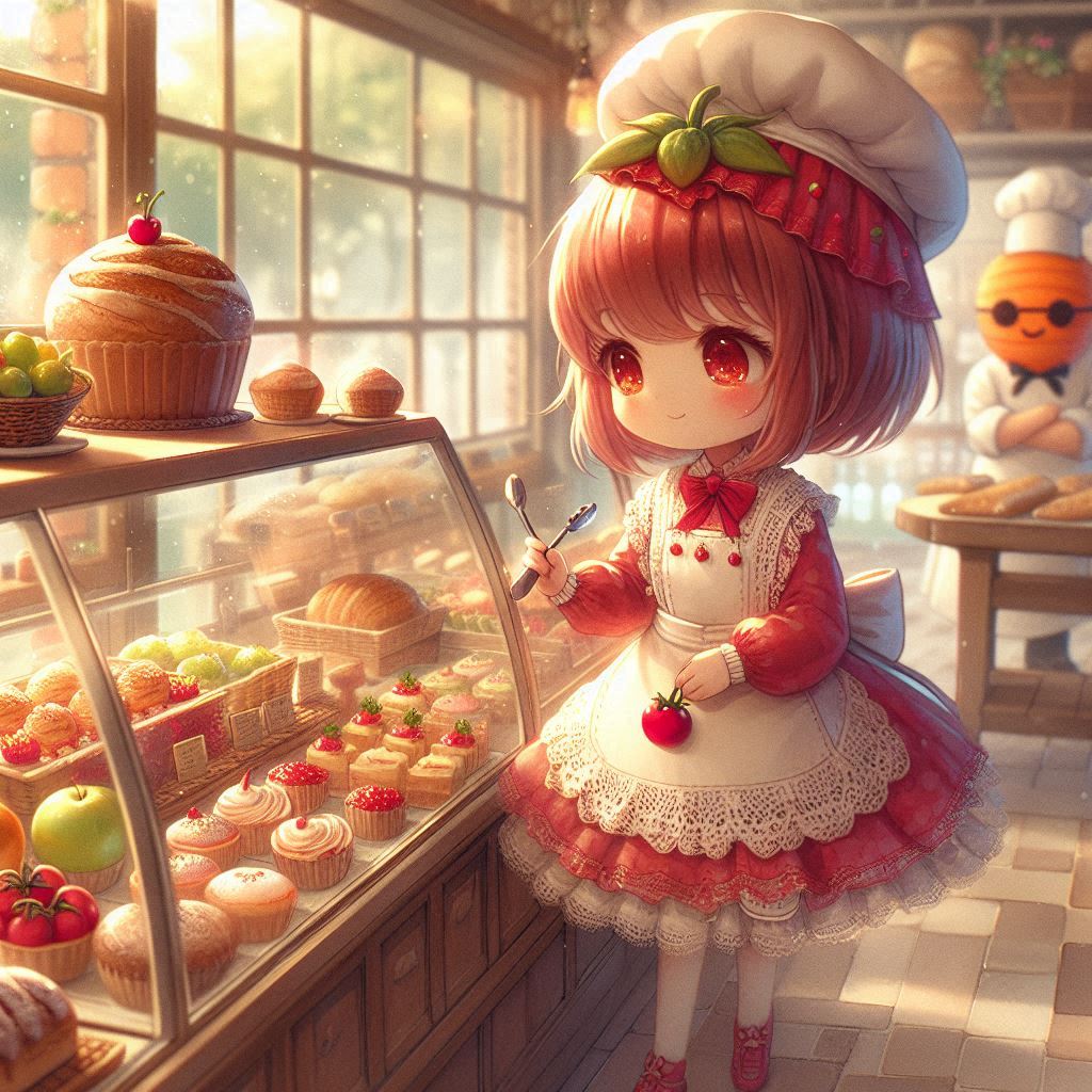 パティシエールトマトちゃん | の人気AIイラスト・グラビア