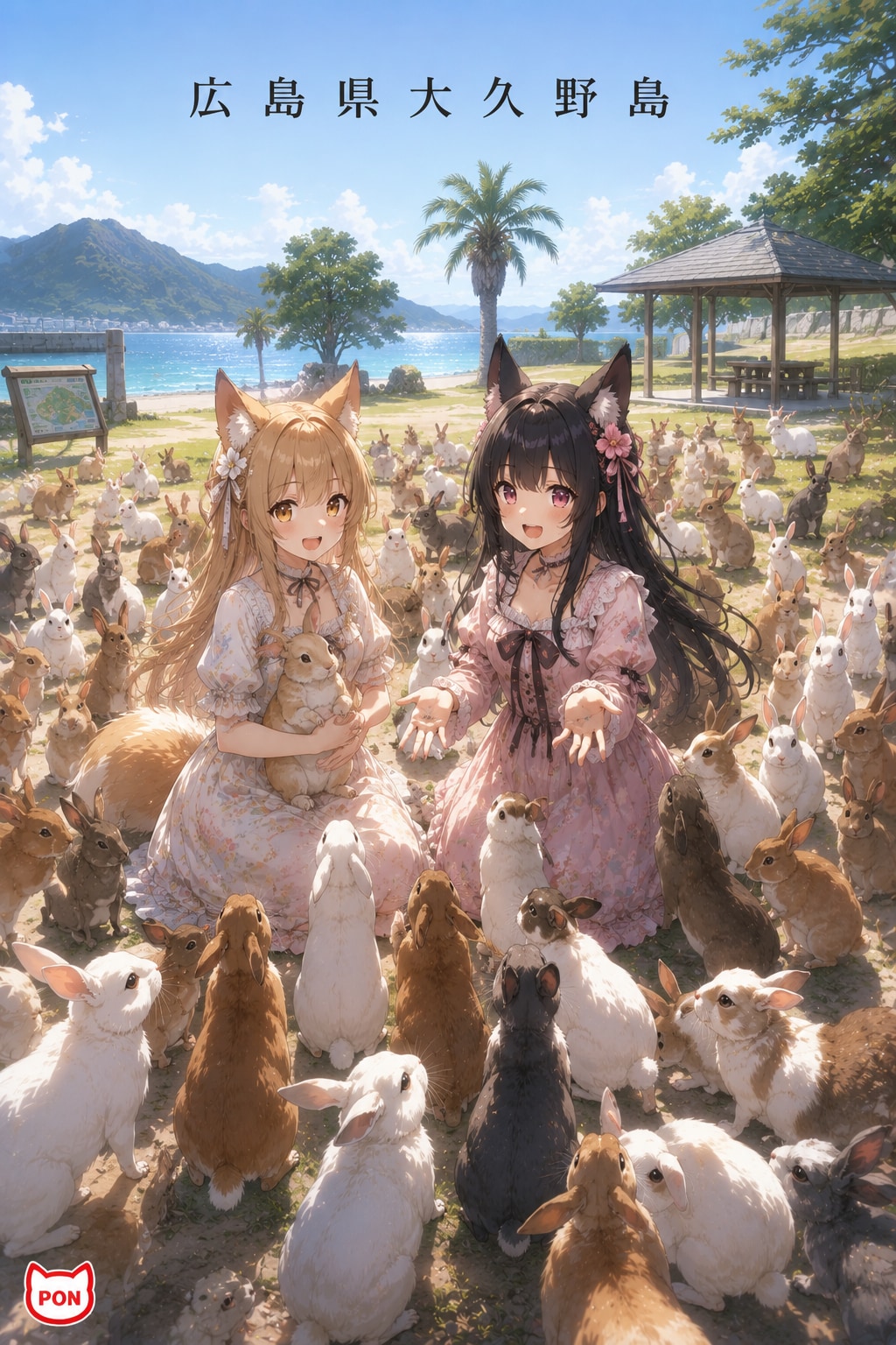 ウサギ島🐇
