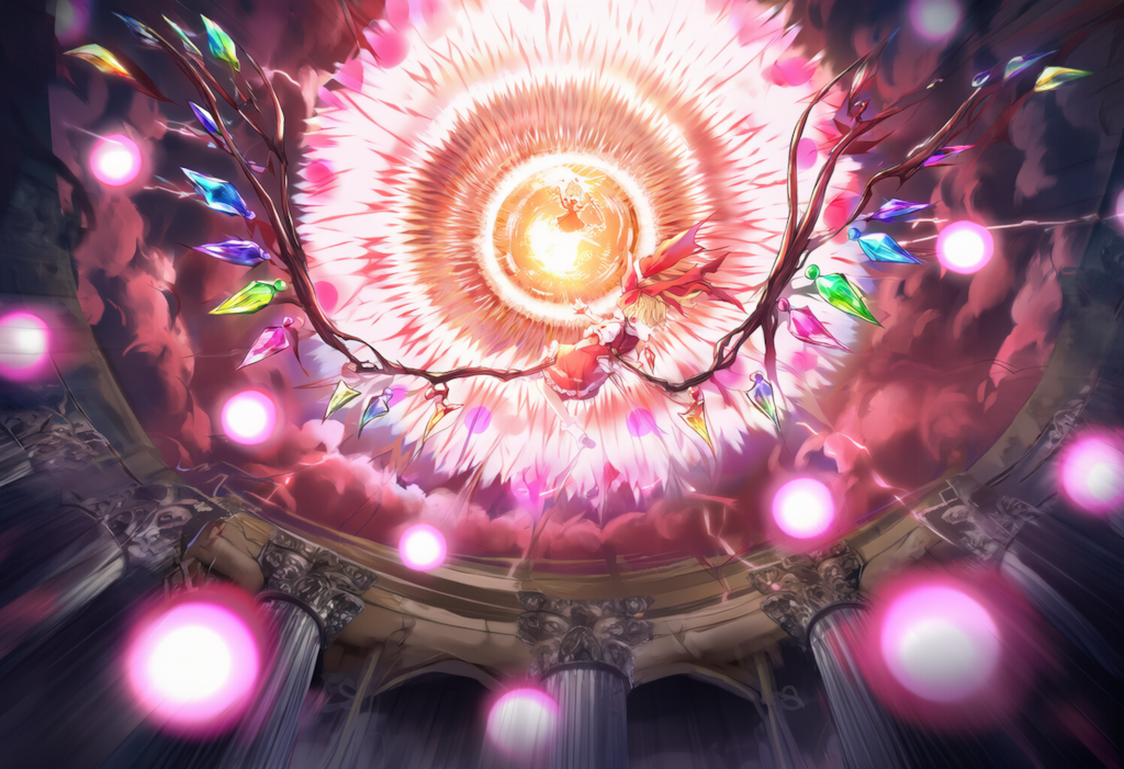 東方　フランドール・スカーレット　弾幕ごっこ　ワイド版