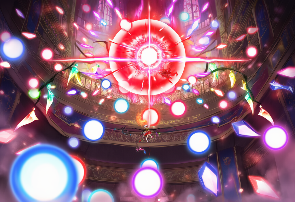 東方　フランドール・スカーレット　弾幕ごっこ　ワイド版