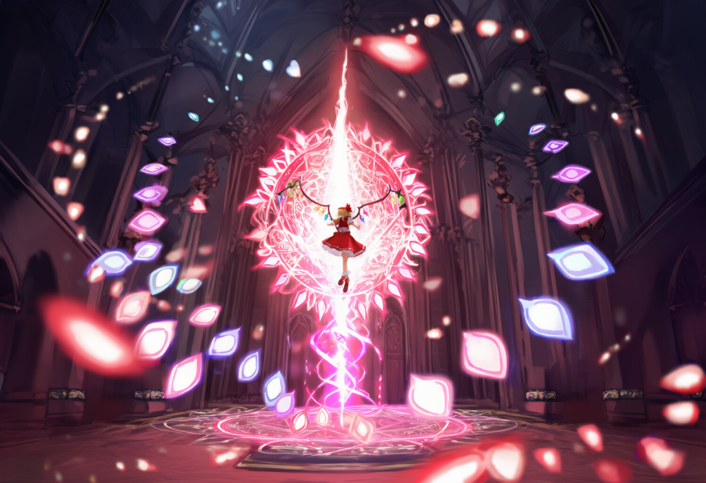 東方　フランドール・スカーレット　弾幕ごっこ　ワイド版