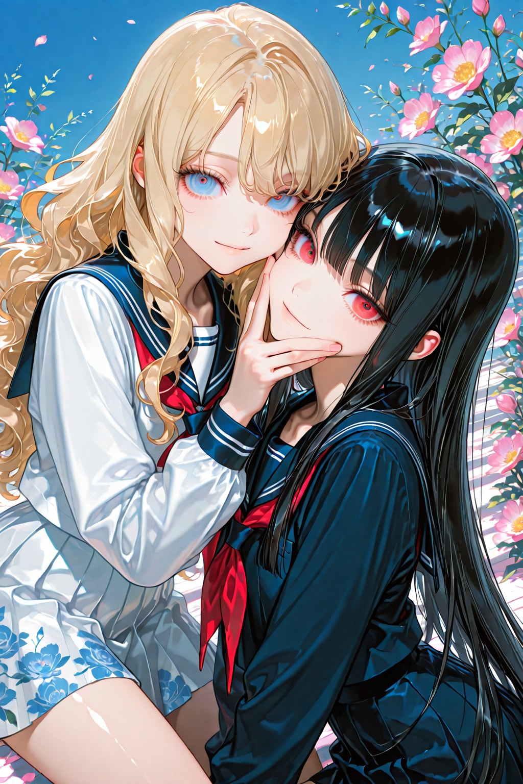 ECHIな ちちぷいちゃんとししょちゃん | の人気AIイラスト・グラビア