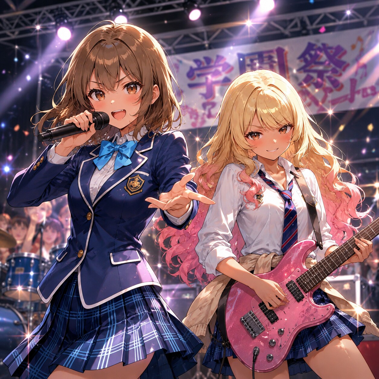 夏希ちゃんとギャルちゃん