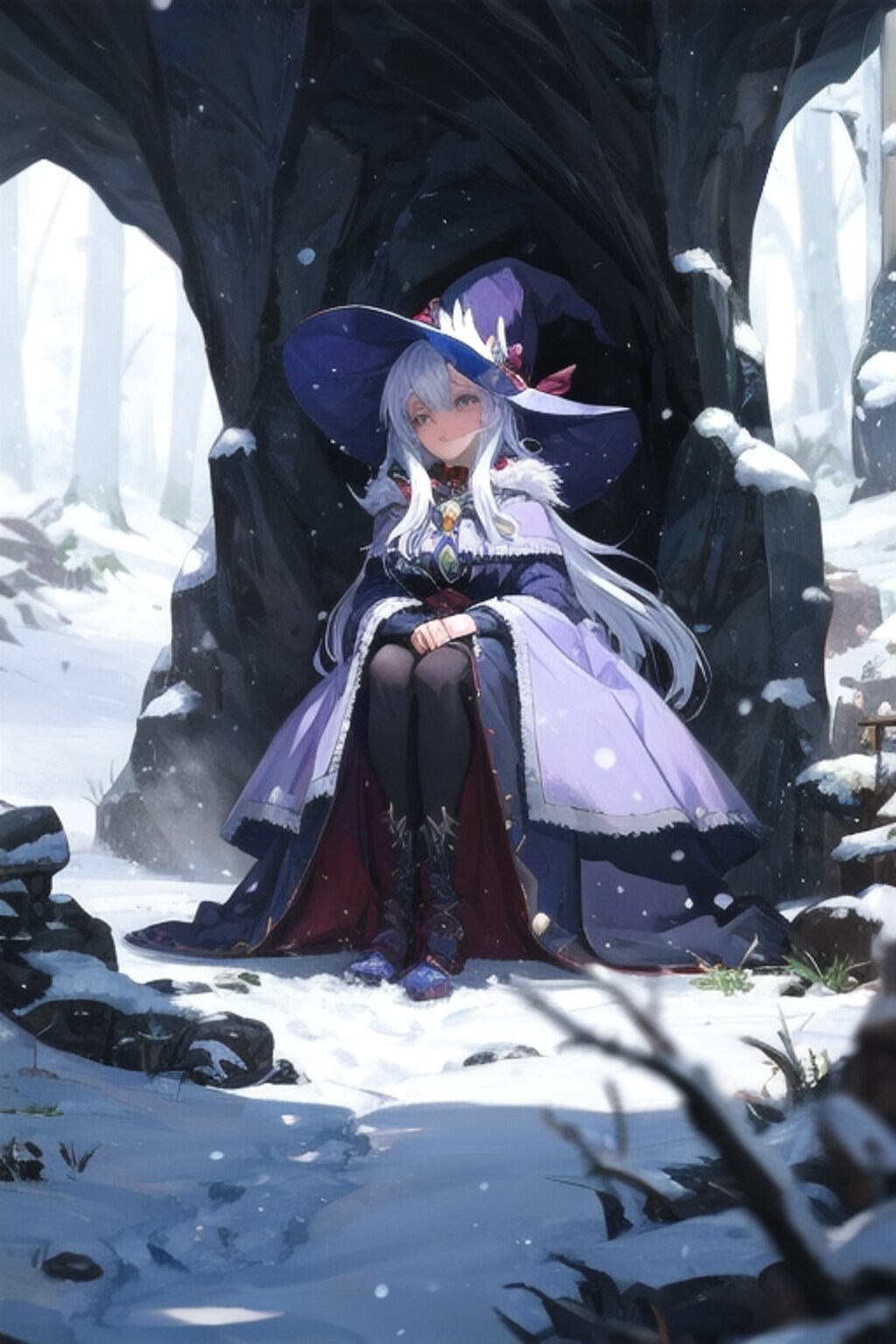 雪の魔女の洞窟