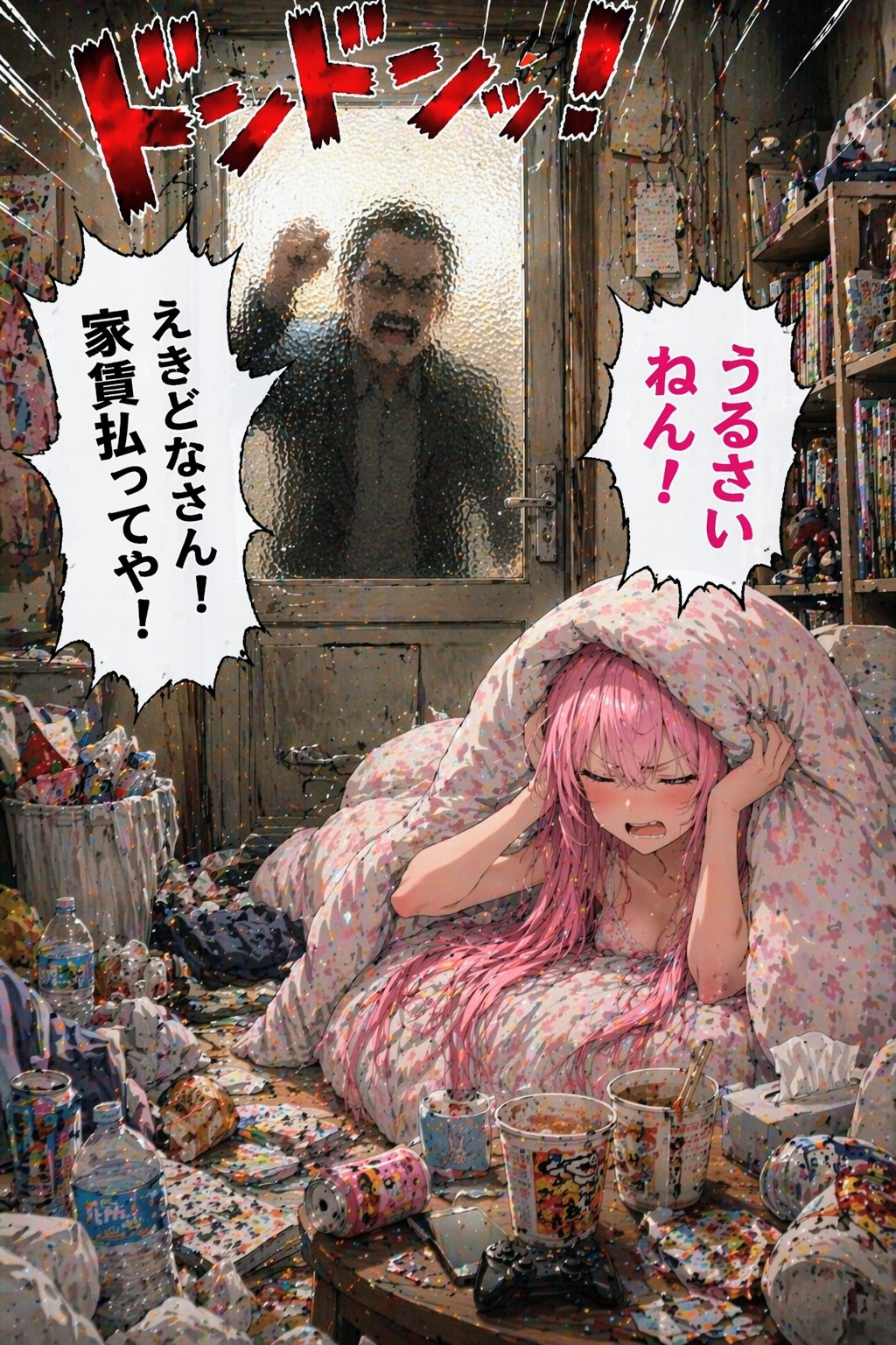 家賃滞納してる、えきどなお姉やん