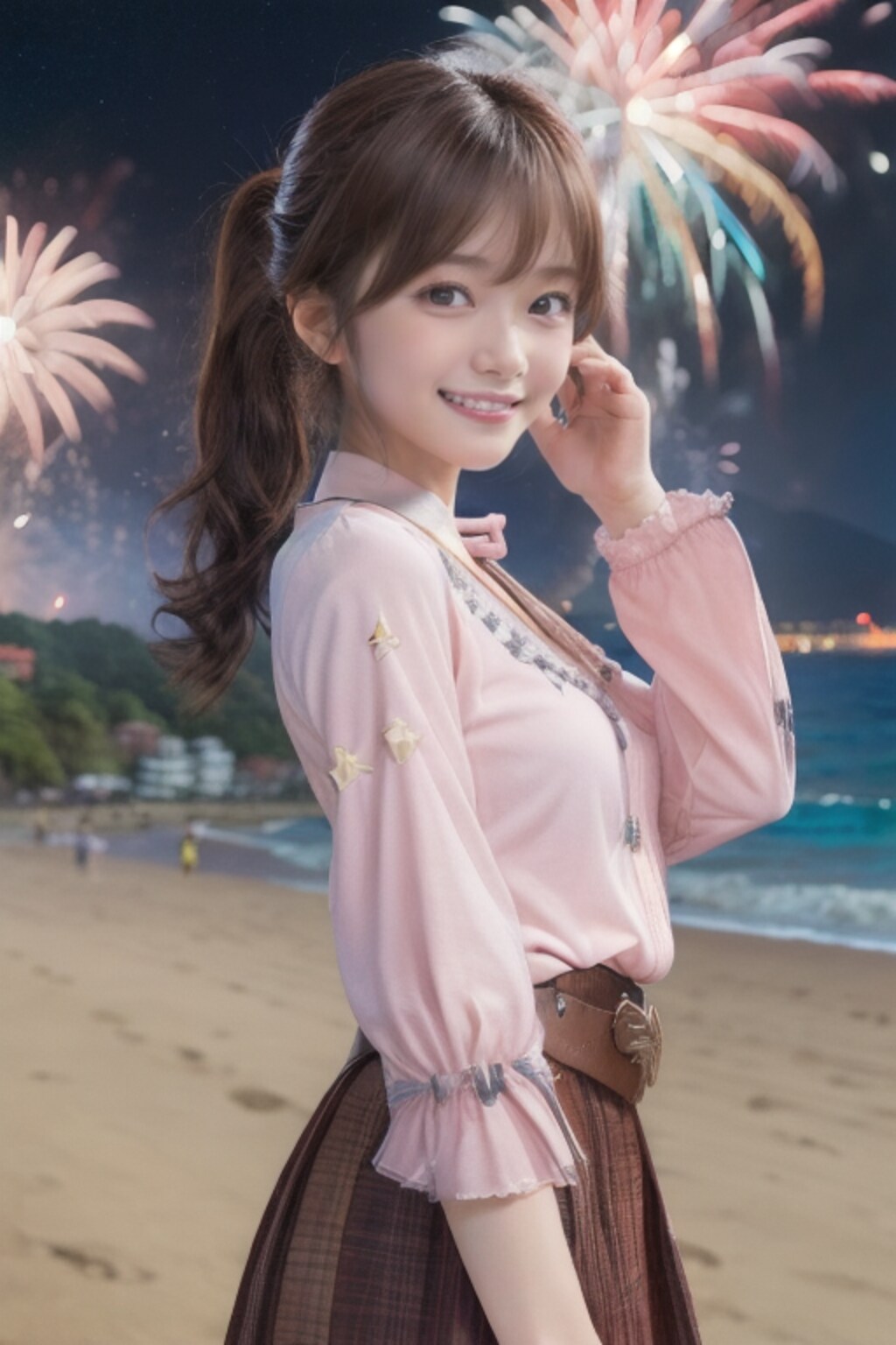 ワーー！花火始まったー！