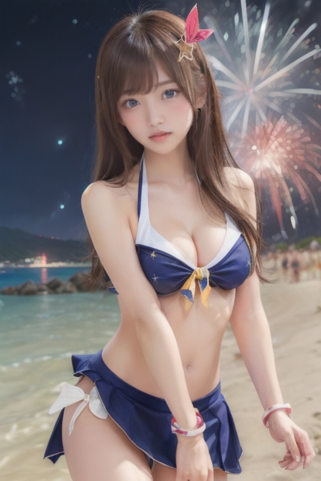 ワーー！花火始まったー！