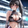 黒髪ポニーテールのエナメルレースクイーンちゃん試作 Holara 4枚目