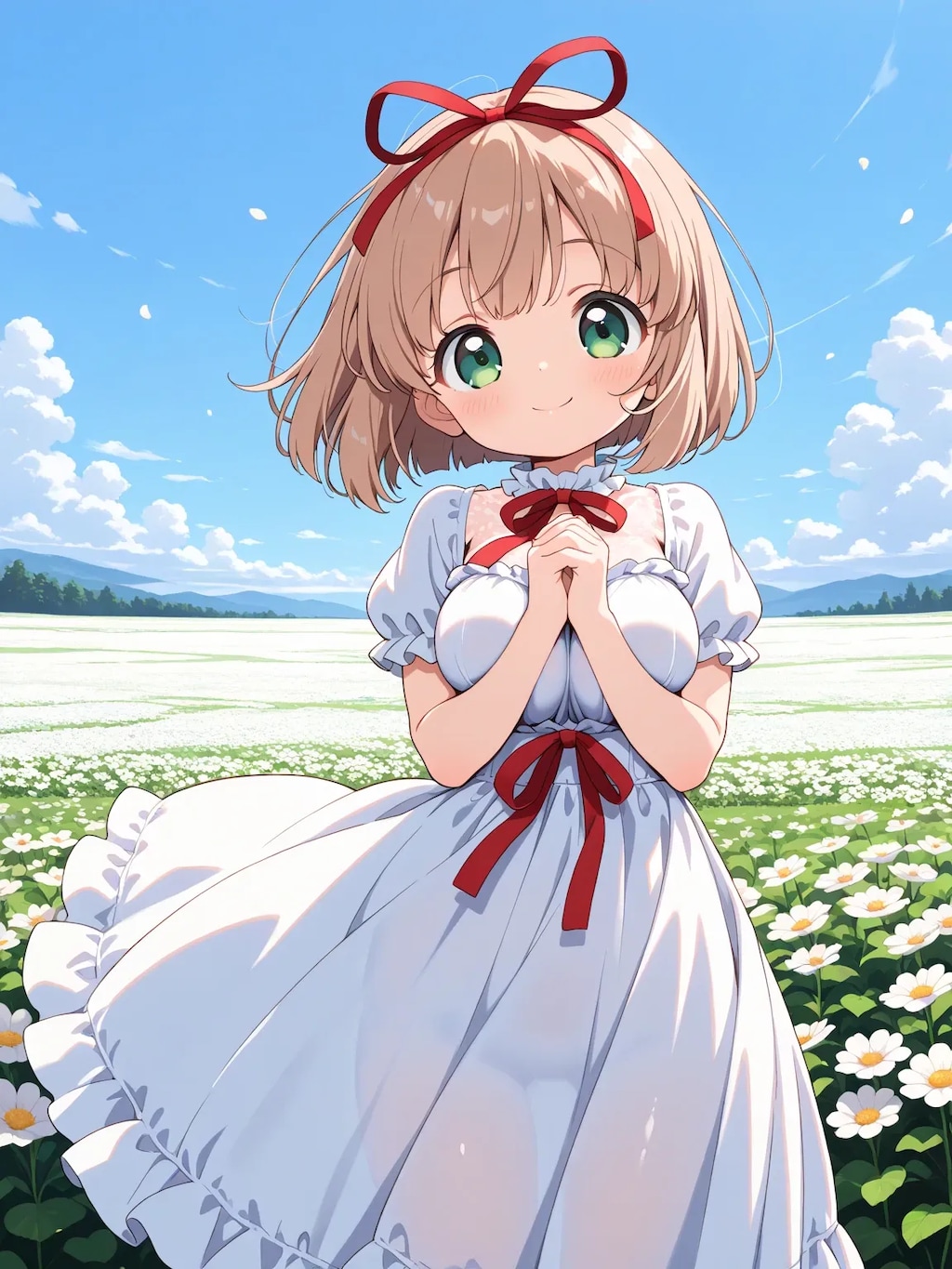 白いドレスのこはるちゃん