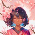 黒髪ギャル「美麗」ちゃん　着物姿　新手法 2枚目