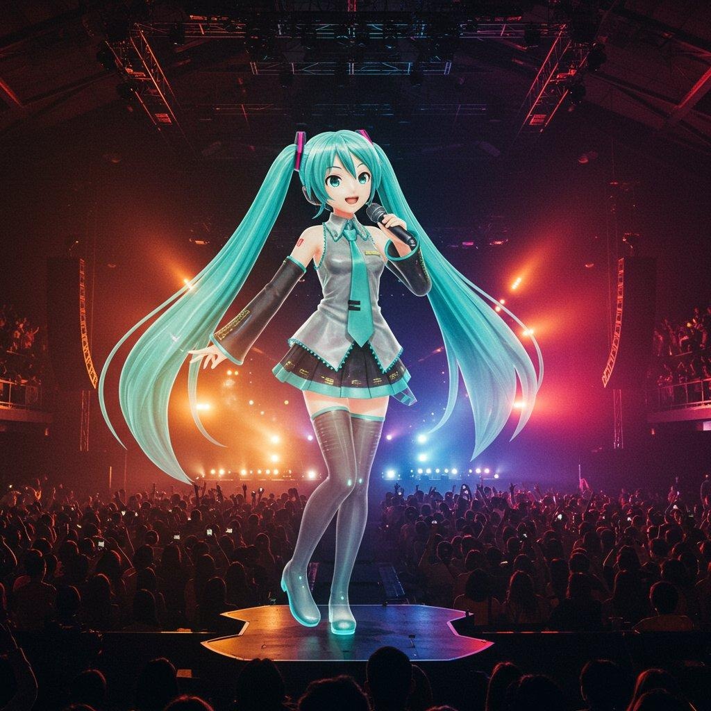 初音ミクのホログラム