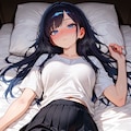 【イラスト】カジュアルな女性 5枚目
