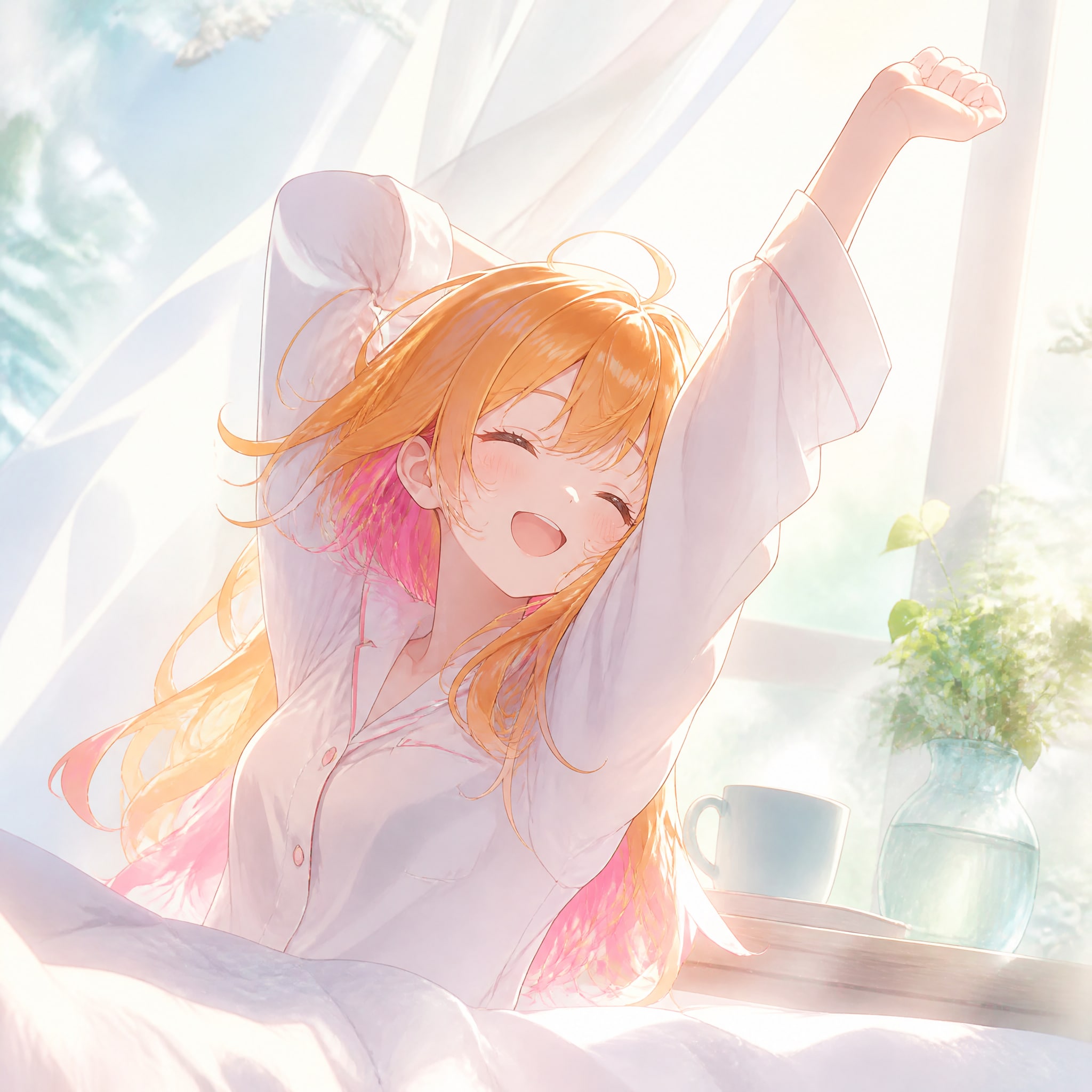 おはよう（１３）3時のアイドル　GPTimages2.0 | の人気AIイラスト・グラビア