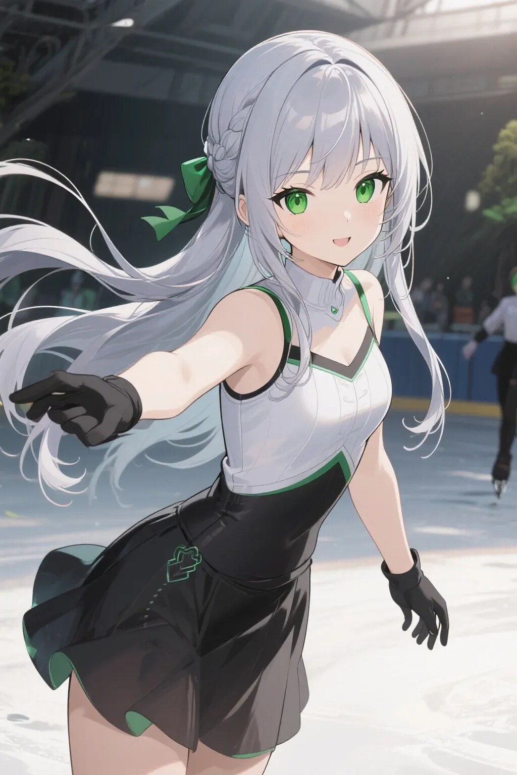 フィギュアスケートをするステラちゃん