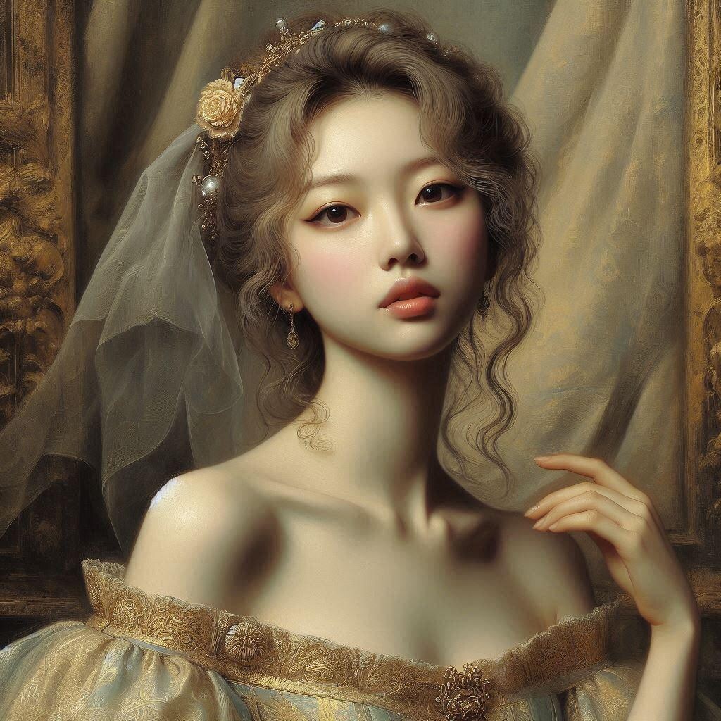 和風バロックオフショルダー