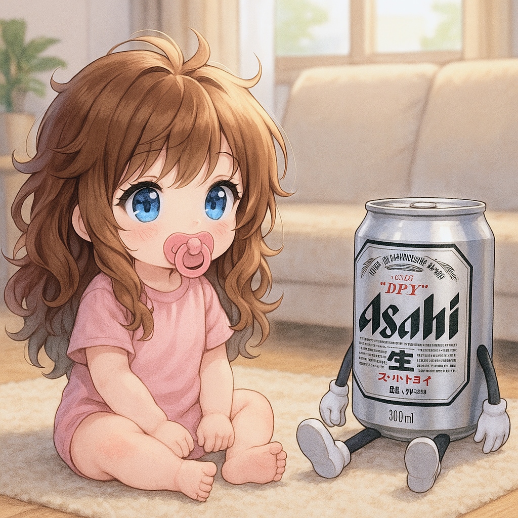 女の子と友だちのビール缶 | の人気AIイラスト・グラビア