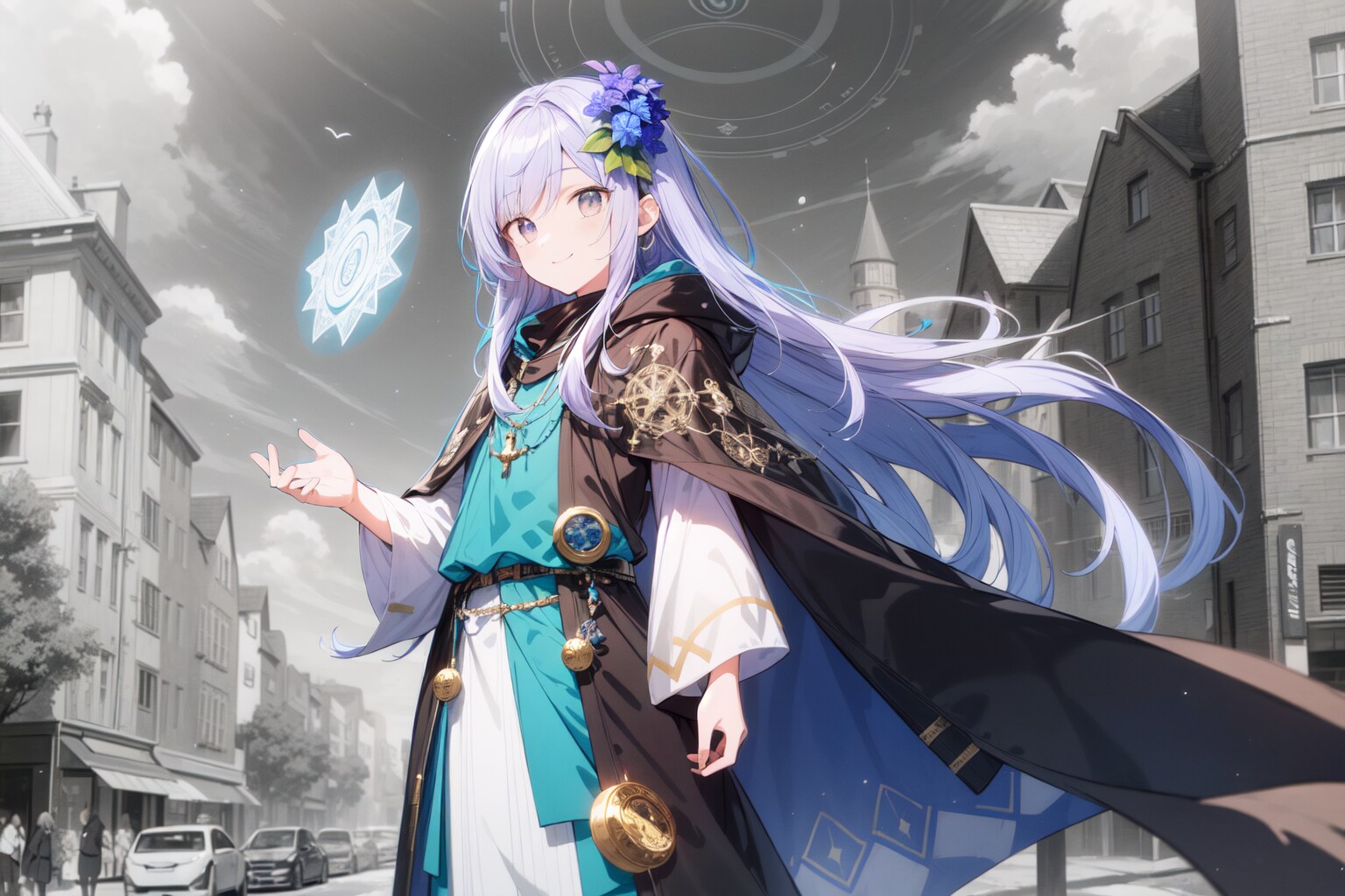 時間を止めた魔導師の女の子