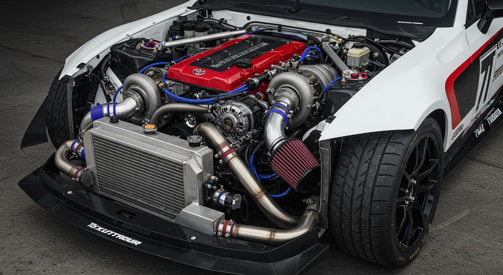 レーシングカーエンジン