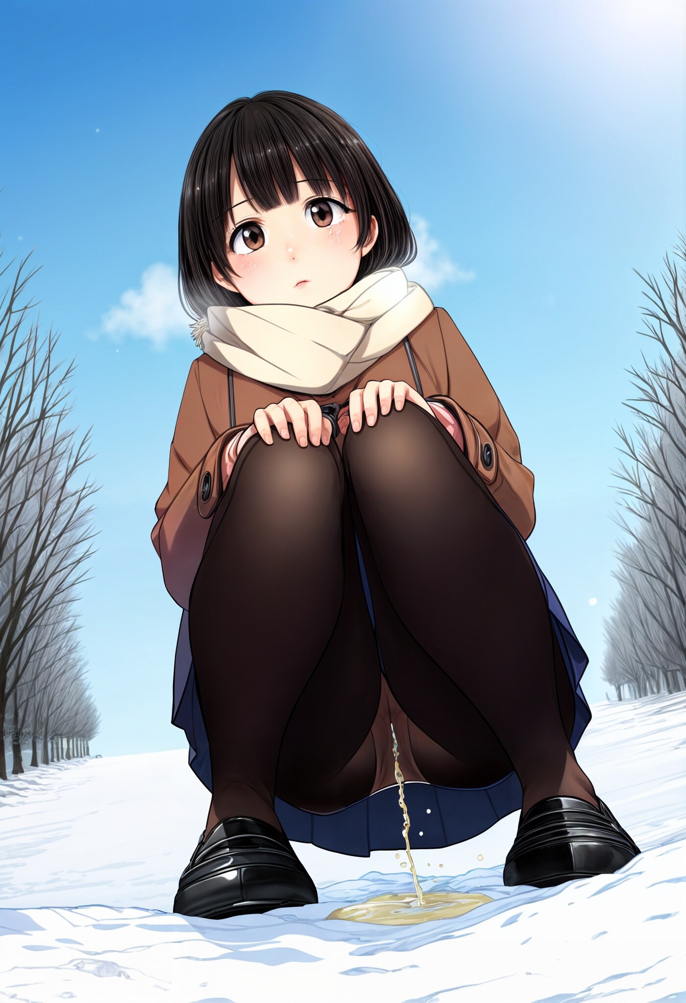 癖になった着衣野外おしっこ