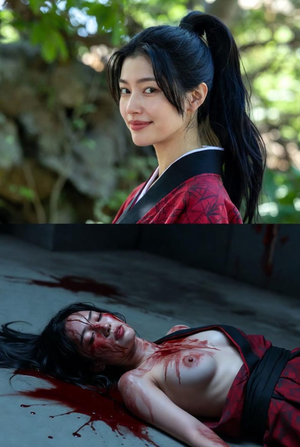 女剣士の最期