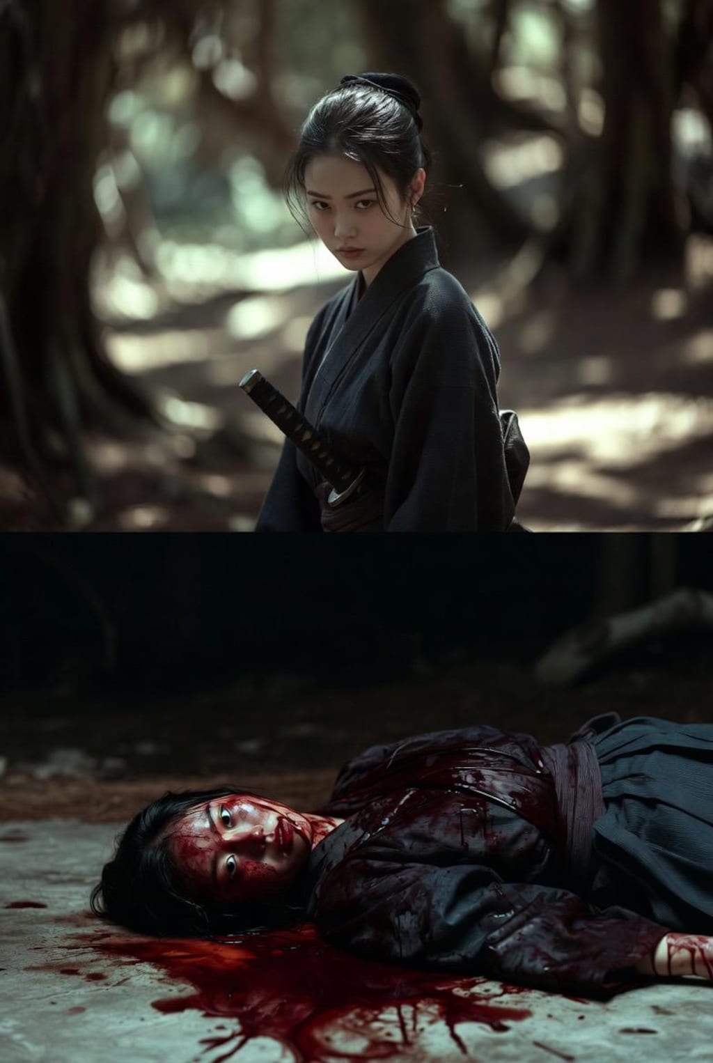 女剣士の最期