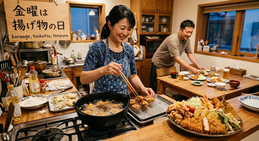 金曜は揚げ物の日