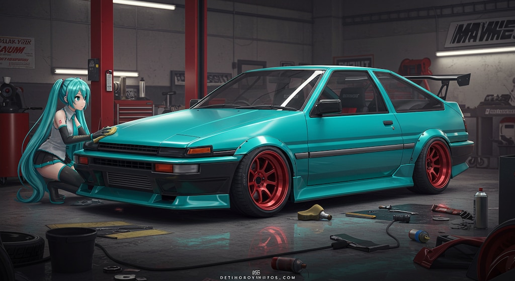 ミク➡　こちらは競技車両