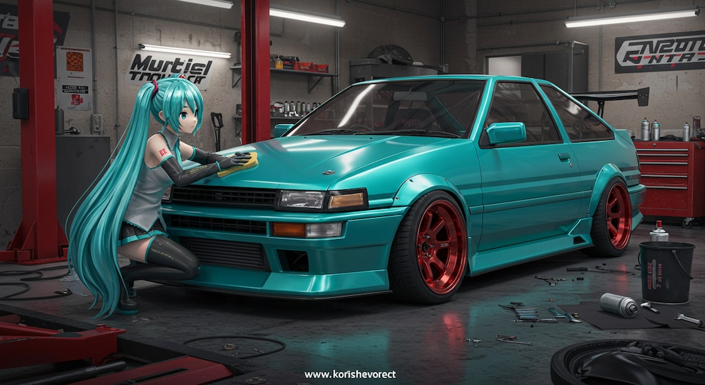 ミク➡　こちらは競技車両