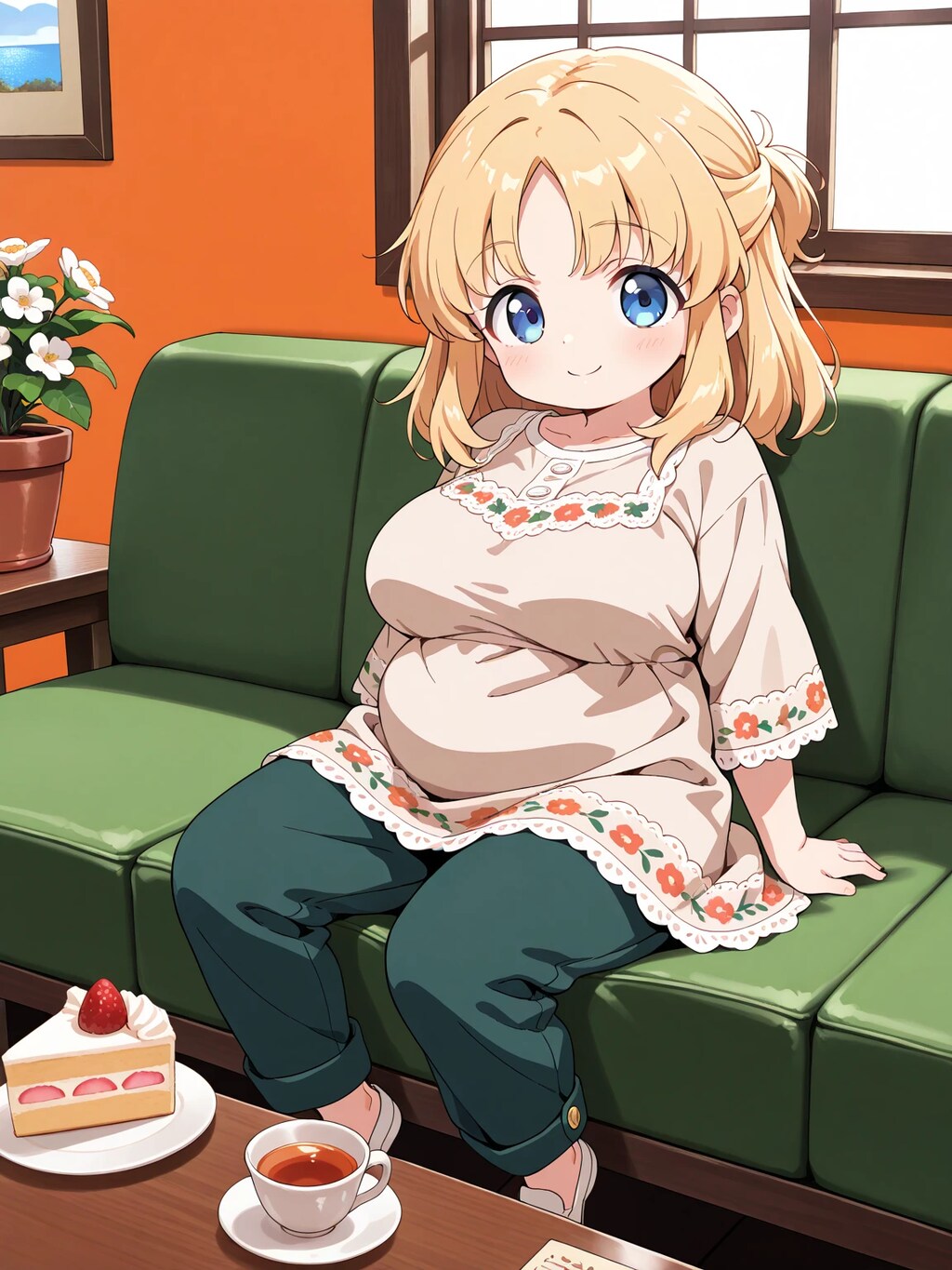 おやつの時間・まりあちゃん