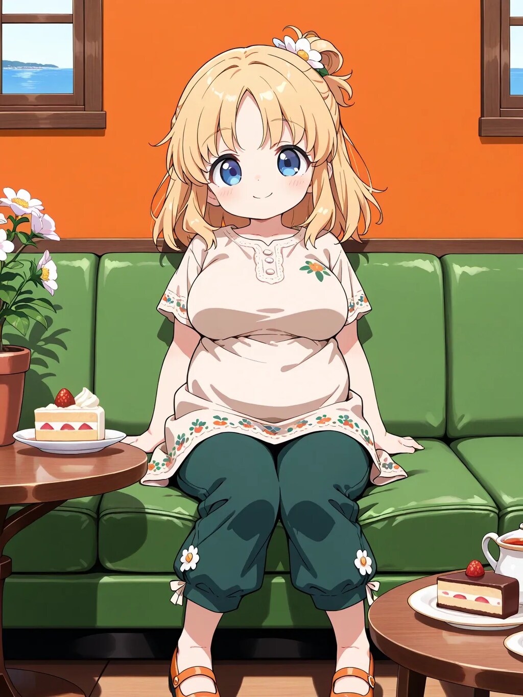 おやつの時間・まりあちゃん