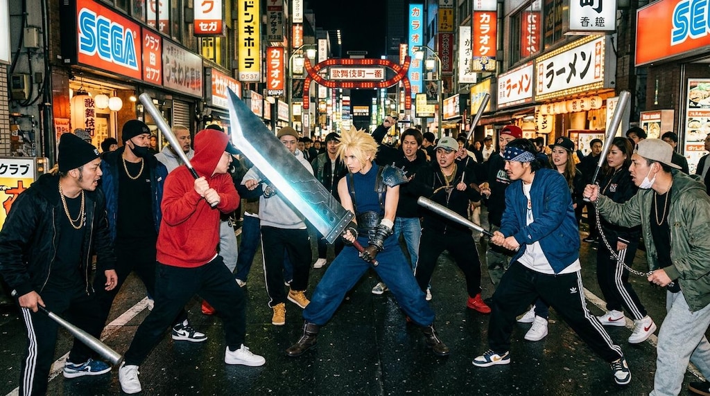 神室町でエンカウントバトル