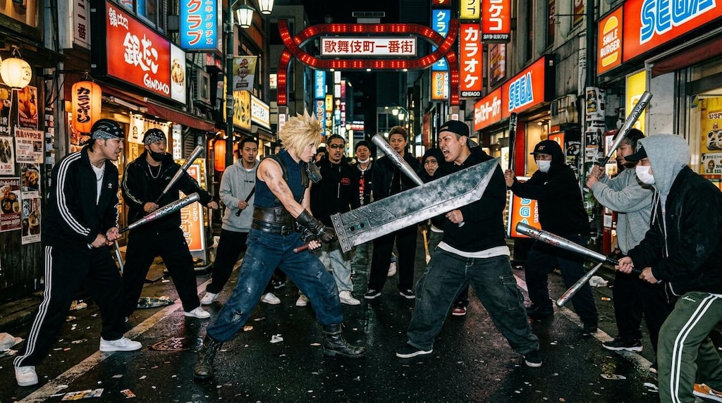 神室町でエンカウントバトル