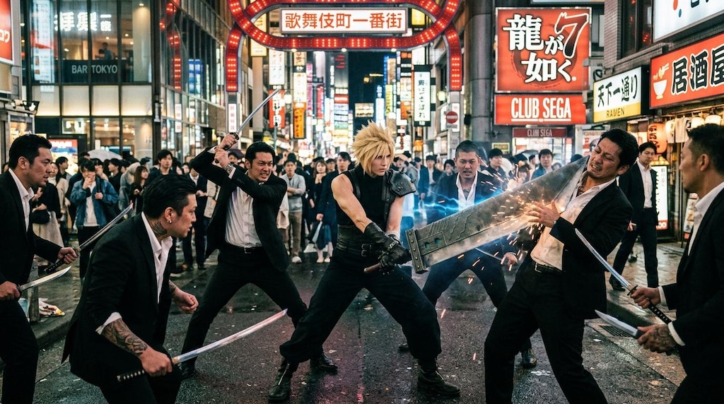 神室町でエンカウントバトル