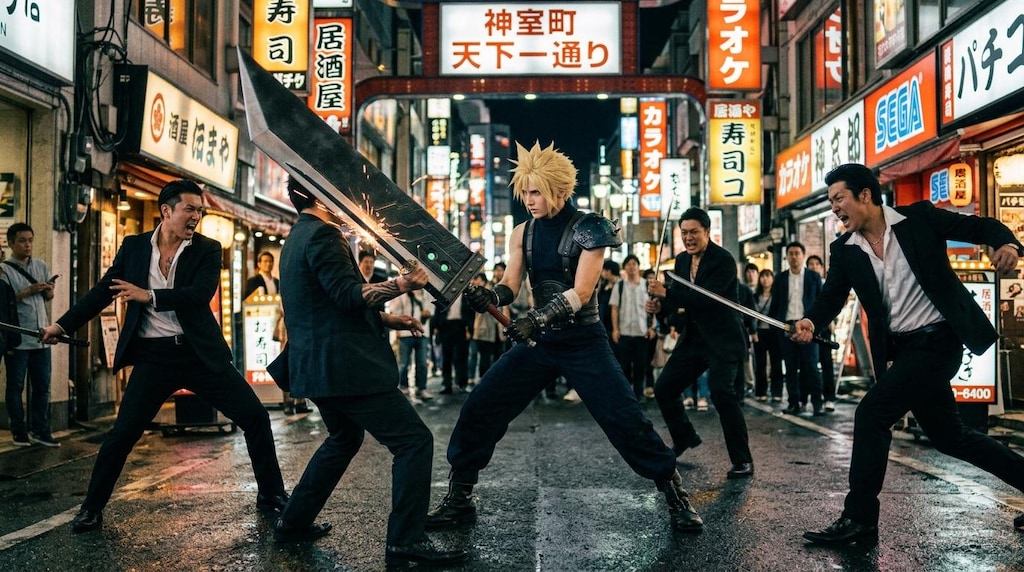 神室町でエンカウントバトル