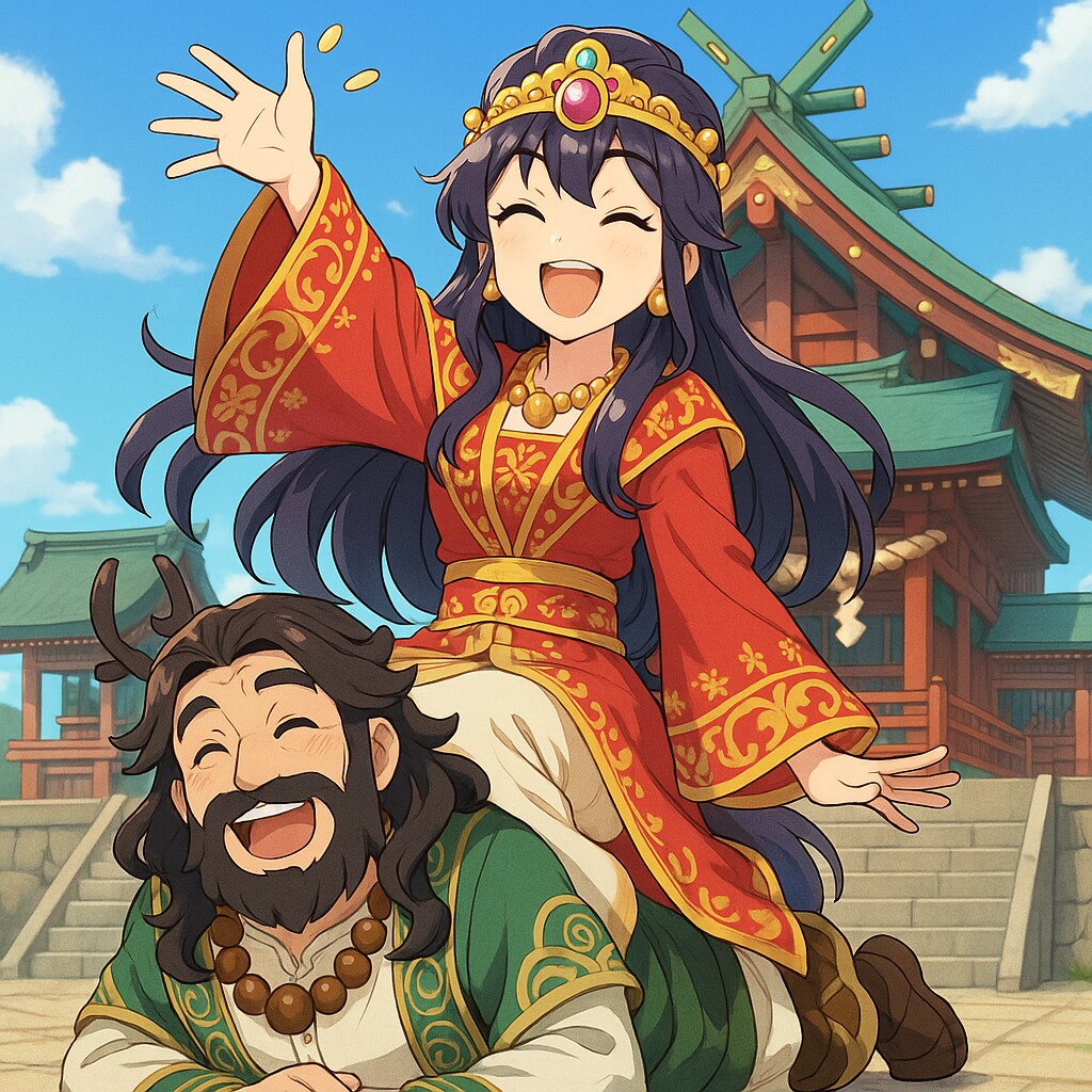 スセリヒメさまとオオクニヌシさま