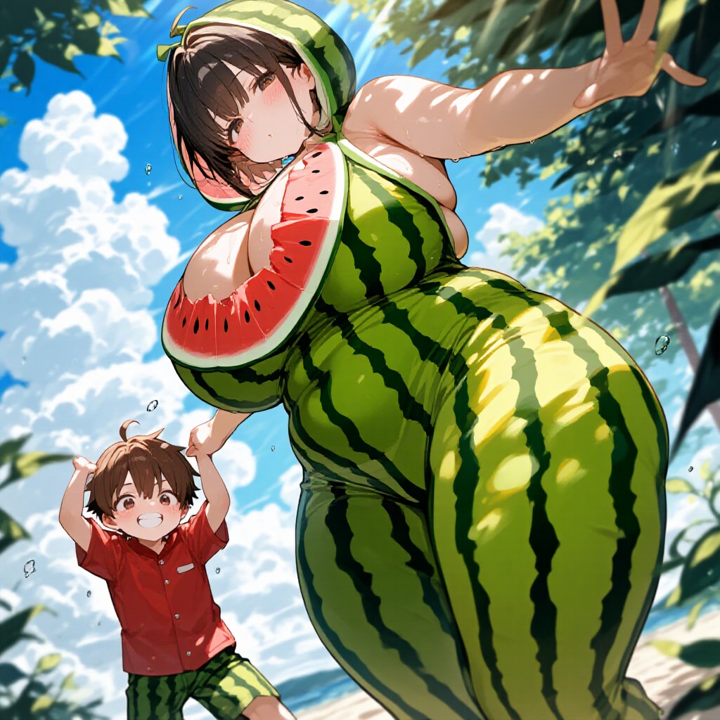 豊満クリームスイカ