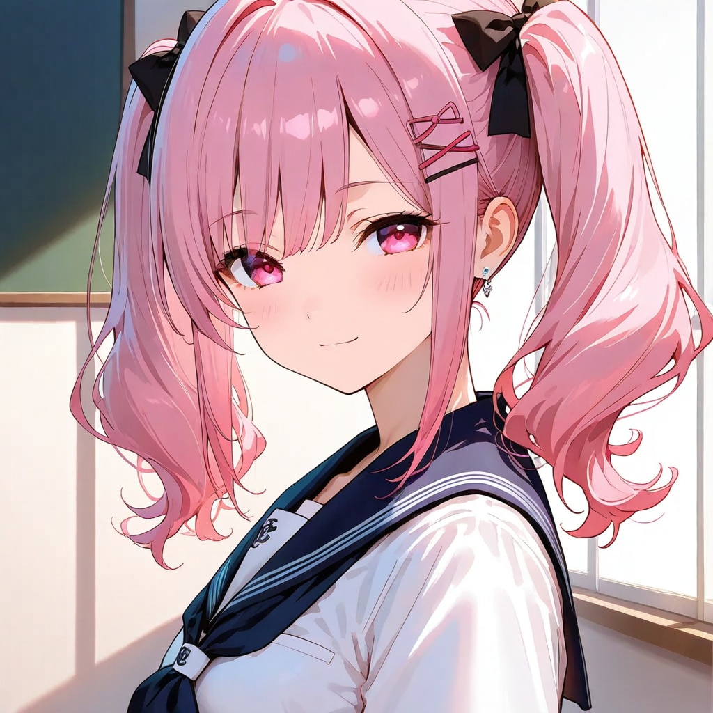 横顔見せませんよ