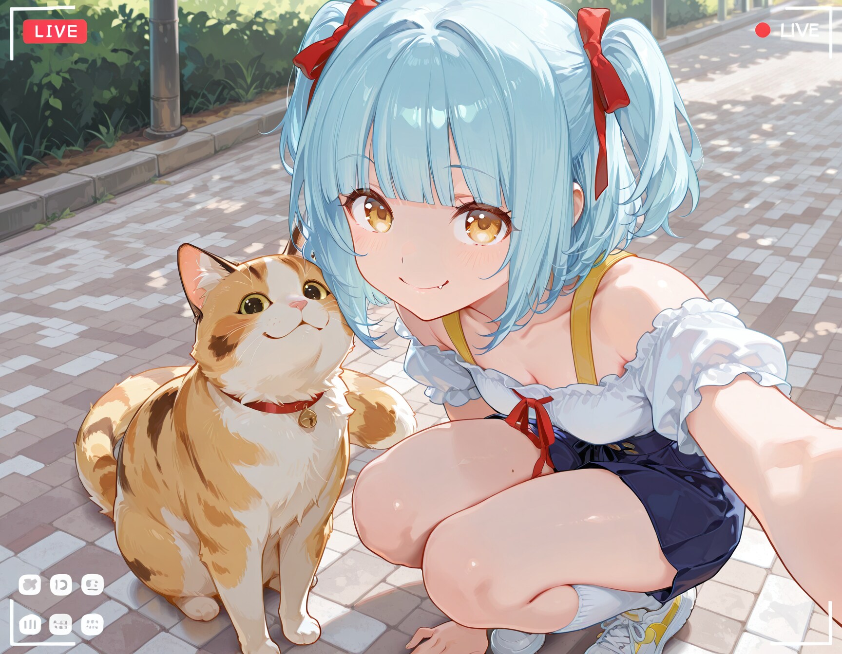 【緊急】かわいいネコちゃん見つけた！😍 | の人気AIイラスト・グラビア