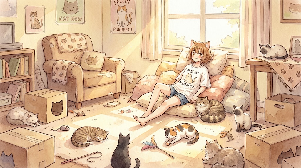 ひだまりの猫だまり