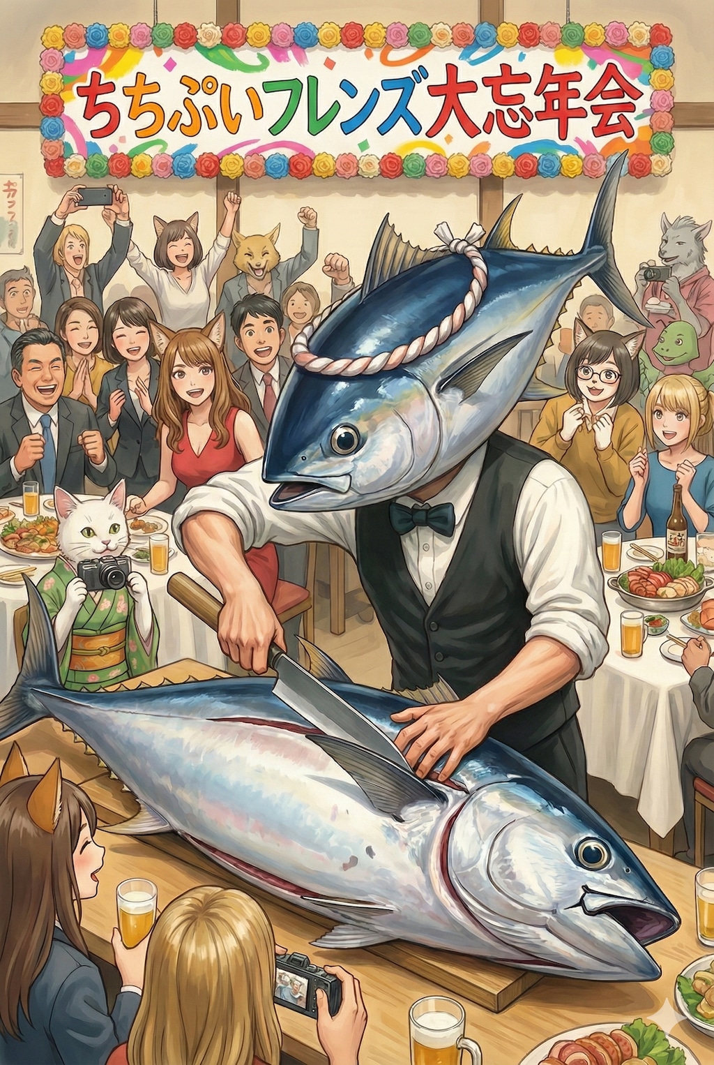 (⩌⩊⩌)「海野家の〜？スーパーイリュージョンショー!!」