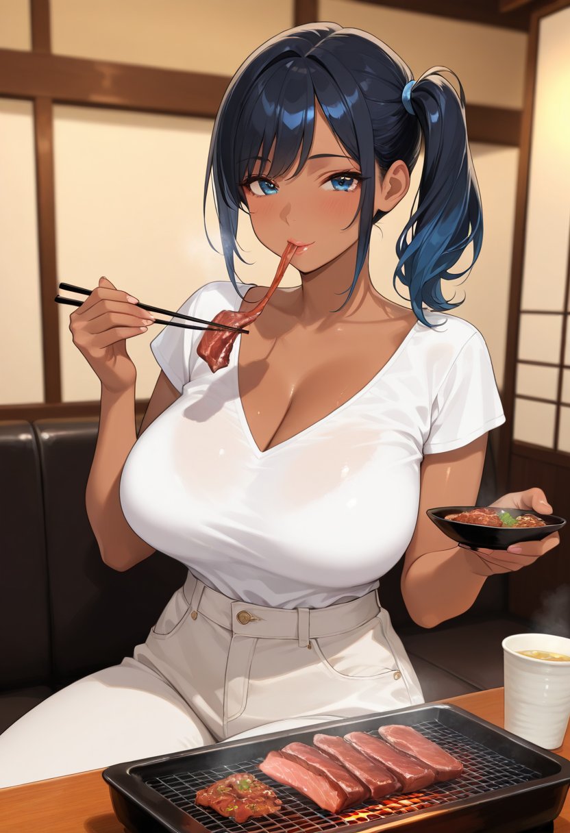 焼肉ギャル | の人気AIイラスト・グラビア