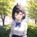黒髪ちゃん表情差分12枚 2枚目