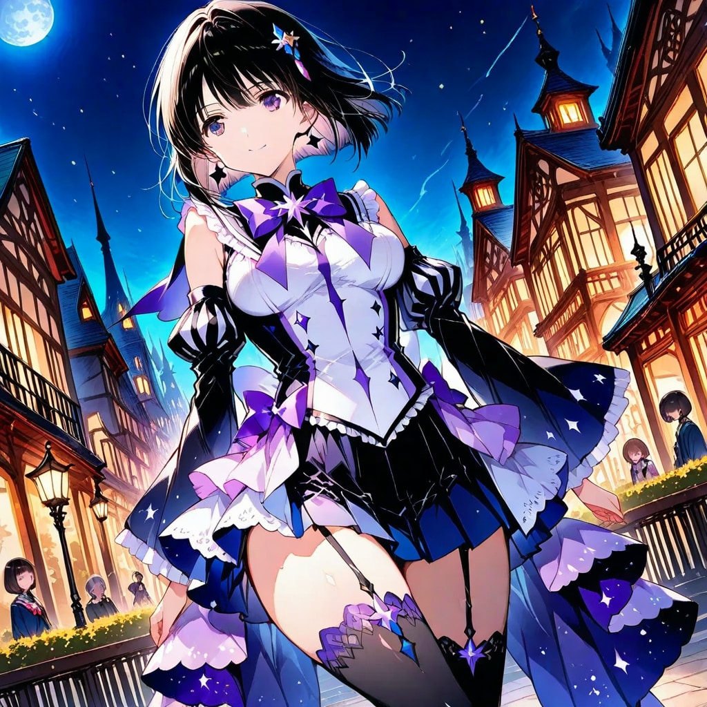 魔法少女コスの人妻さん | の人気AIイラスト・グラビア