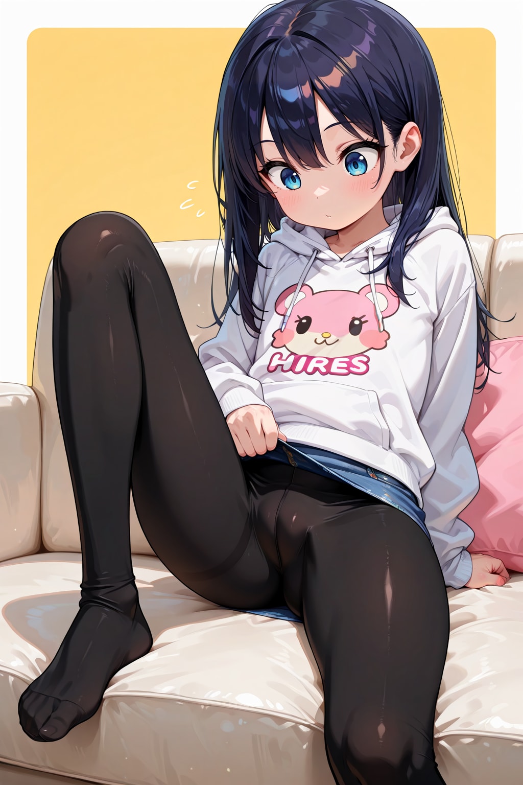 黒タイツを生成したかったのに…